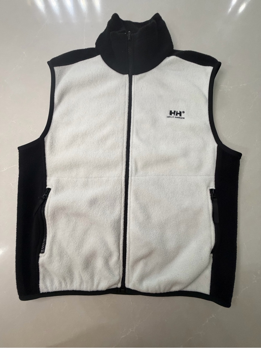 Vintage 90s Helly Hansen Colorblock Fleece Vest Unisex Large